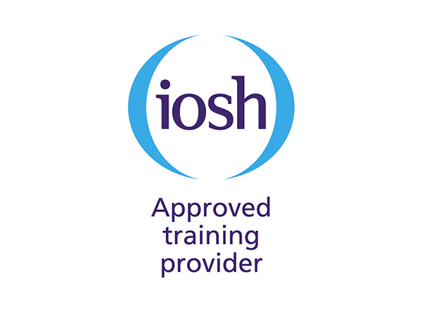 IOSH Training Courses from Aberconway Consulting. We are an approved training provider for IOSH. Image is the IOSH logo with the words approved training provider underneath